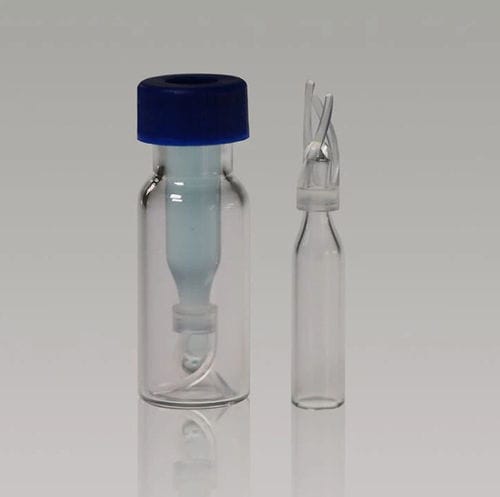 Matraz para HPLC - ND9 Micro-Inserts - ZHEJIANG AIJIREN TECHNOLOGY INC. - para CG / de vidrio borosilicato / graduado