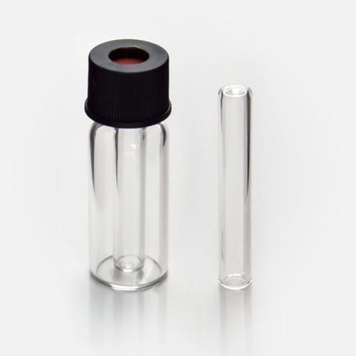 Matraz para CG - ND8 Micro-Inserts - ZHEJIANG AIJIREN TECHNOLOGY INC. - de vidrio borosilicato / con tapón de rosca