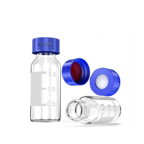Matraz para HPLC - Thread ND9 - ZHEJIANG AIJIREN TECHNOLOGY INC. - para CG / PTFE / de vidrio borosilicato