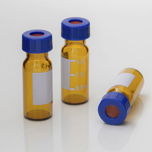 Matraz para HPLC - 9mm Screw  - ZHEJIANG AIJIREN TECHNOLOGY INC. - para CG / de vidrio borosilicato / graduado