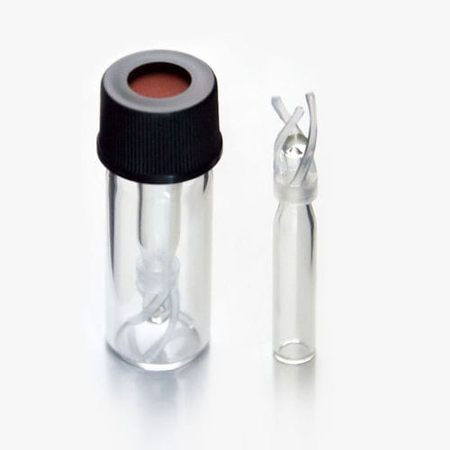 Matraz para HPLC - Micro-Inserts with polyspring - ZHEJIANG AIJIREN TECHNOLOGY INC. - para CG / de vidrio