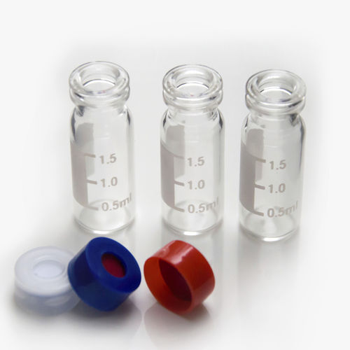 Matraz para HPLC - ZHEJIANG AIJIREN TECHNOLOGY INC. - de vidrio / con tapón