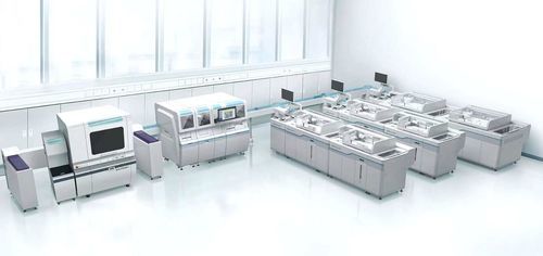 Sistema de automatización de laboratorio de flujo de trabajo - Polaris series - Shanghai Kehua Bio-engineering - postanalítica / para la clasificación de tubos / pre-analítica