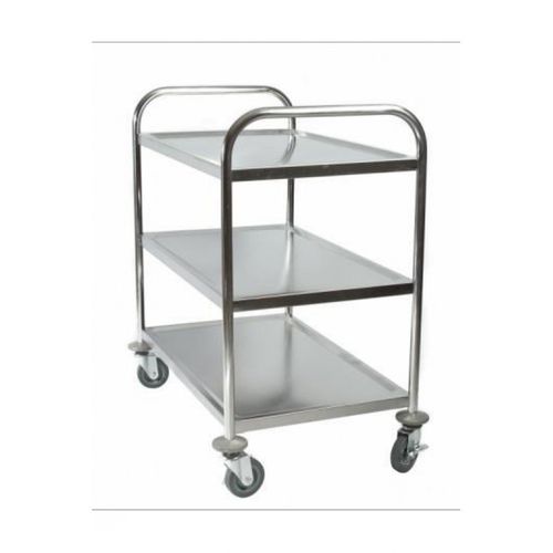 Carro médico - 3 Tier - EROND - de uso general / de acero inoxidable / móvil