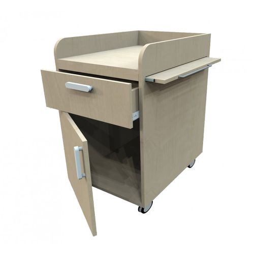 Mueble cambiador con canastillas - EROND - para hospital