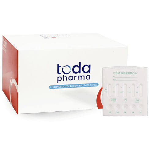 Kit de prueba de detección de droga - DRUGDIAG 6® - TODA PHARMA - de medicamentos / de orina / inmunocromatográfico
