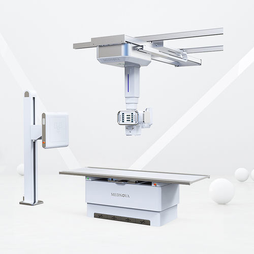 Sistema de radiografía digital - Staray 8000Super Flagship - Mednova Medical - para radiografía polivalente / con brazo portatubos telescópico de techo / con Bucky en el suelo