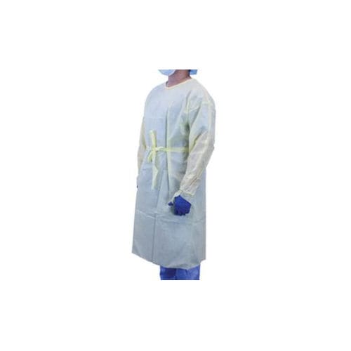 Bata quirúrgica unisex - MedZon Health - amarilla