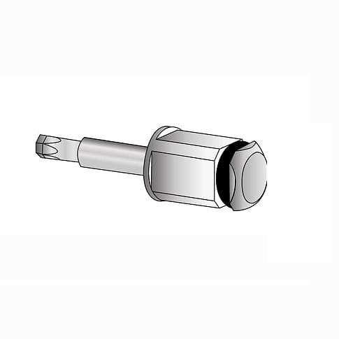 Destornillador dental para pilar de implante - Teetanium ®  - Medibrex - para piezas de mano / hexagonal