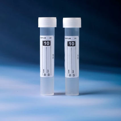 Tubo de extracción de laboratorio - IBCS-100 - Medibrex - cilíndrico / de sangre / con tapón de rosca