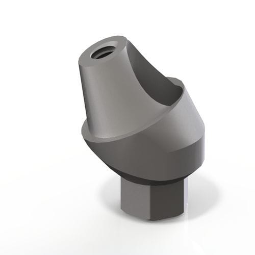 Pilar para implante de titanio - Teetanium ®   - Medibrex - hexágono interno / de tornillo / en ángulo