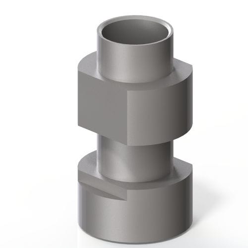 Poste de impresión de titanio - Teetanium ®   - Medibrex - de tornillo