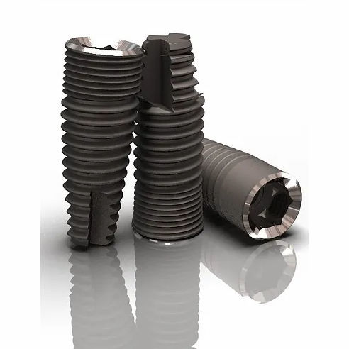 Implante dental cilíndrico - Teetanium ®   - Medibrex - de titanio / interno / cónico