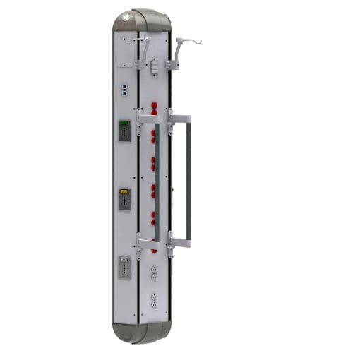 Unidad médica de cabecera de pared - Tecno Diseño SAS - vertical / modular / para unidad de cuidados intensivos