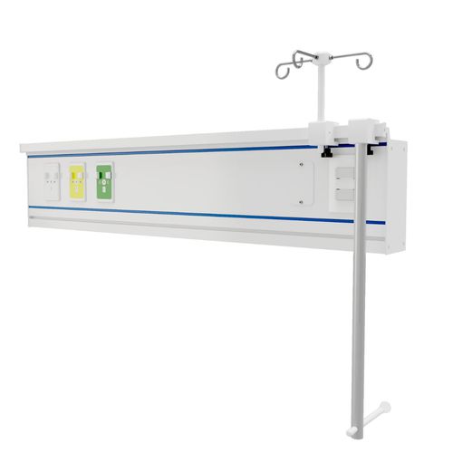 Unidad médica de cabecera de pared - T230 - Tecno Diseño SAS - horizontal / modular / para unidad de cuidados intensivos