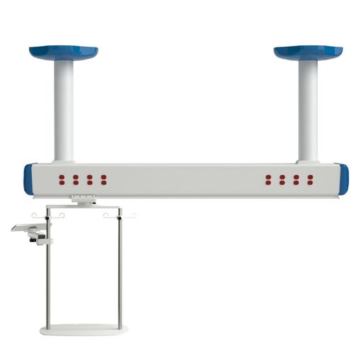 Columna de distribución de techo - Tecno Diseño SAS - para cuidados intensivos / modular / con estantes