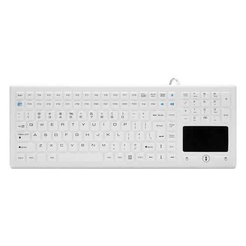 Teclado médico con alfombrilla táctil - ATM-SK406T - Shezhen AITmon Technology Co,.Ltd - con teclas digitales / de silicona / lavable