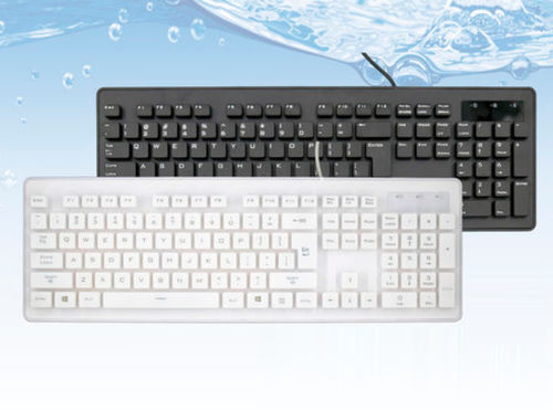 Teclado médico con teclas digitales - ATM-PK107BL - Shezhen AITmon Technology Co,.Ltd - de silicona / lavable / USB
