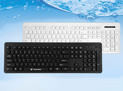 Teclado médico con teclas digitales - ATM-PK108 - Shezhen AITmon Technology Co,.Ltd - de silicona / lavable / USB