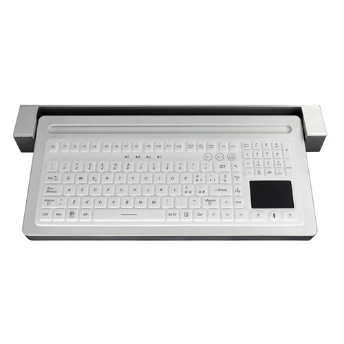Teclado médico con alfombrilla táctil - ATM-ORK03 - Shezhen AITmon Technology Co,.Ltd - con teclas digitales / internacional / de silicona