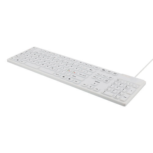 Teclado médico con teclas digitales - ATM-SK400L - Shezhen AITmon Technology Co,.Ltd - de silicona / antibacterias / hermético