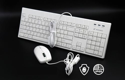 Teclado médico con teclas digitales - ATM-PK106 - Shezhen AITmon Technology Co,.Ltd - de silicona / antibacterias / antimicrobiano