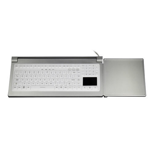 Teclado médico con alfombrilla táctil - ATM-ORK05 - Shezhen AITmon Technology Co,.Ltd - USB / retroiluminado / antibacterias