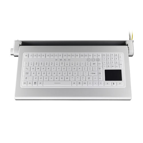 Teclado médico con alfombrilla táctil - ATM-ORK01 - Shezhen AITmon Technology Co,.Ltd - con teclas digitales / internacional / de silicona