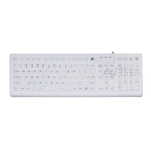 Teclado médico con teclas digitales - ATM-SK401 - Shezhen AITmon Technology Co,.Ltd - de silicona / lavable / USB