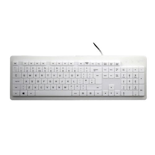 Teclado médico con teclas digitales - ATM-SK423 - Shezhen AITmon Technology Co,.Ltd - de silicona / lavable / USB