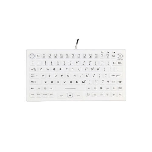 Teclado médico con puntero - ATM-SK414 - Shezhen AITmon Technology Co,.Ltd - de silicona / lavable / USB