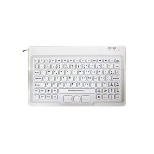 Teclado médico con puntero - ATM-SK415 - Shezhen AITmon Technology Co,.Ltd - con teclas digitales / de silicona / lavable