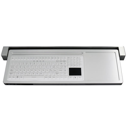 Teclado médico con alfombrilla táctil - ATM-ORK04 - Shezhen AITmon Technology Co,.Ltd - con teclas digitales / internacional / de silicona