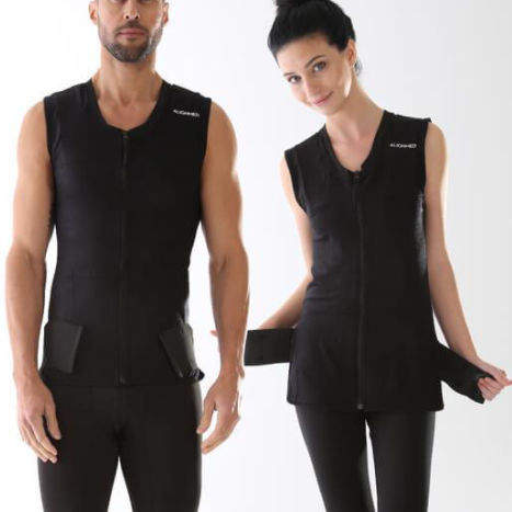 Chaleco de compresión para la corrección de la postura - TAPING SHIRT™ - AlignMed® - unisex / L / S