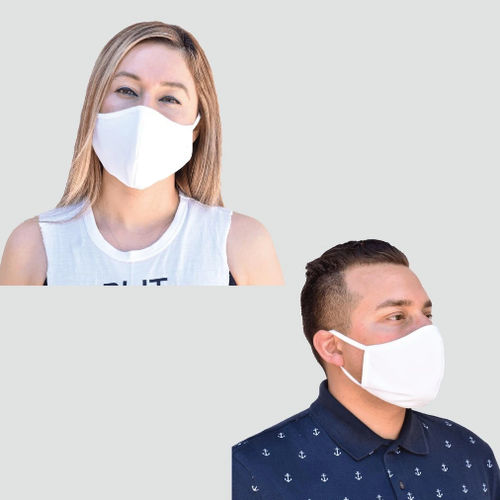 Mascarilla de protección de algodón - AlignMed® - transpirable / lavable / reutilizable