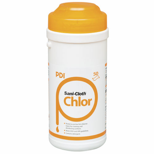 Toallita limpiadora para suelos y superficies - Sani-Cloth® Chlor - PDI International - lote de 50