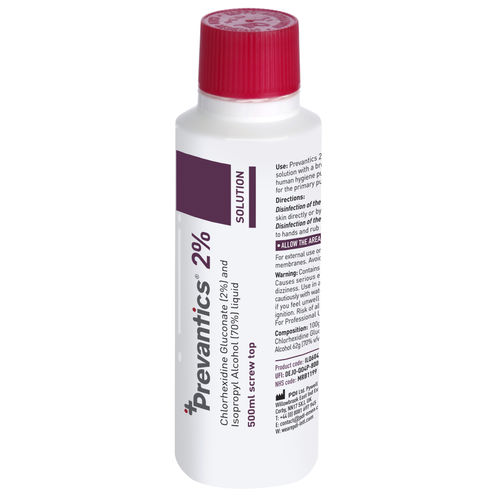Solución hidroalcohólica 70 % - Prevantics 2% - PDI International - 500 ml