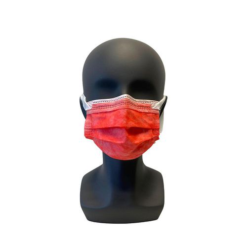 Mascarilla quirúrgica sin látex - CM201  - SWS-Medicare - pediátrica / caja de 10 / roja