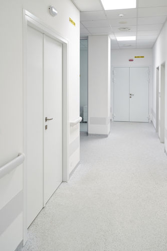 Puerta de protección - 104.08 - FORCLEAN - con blindaje / para unidad de radiología / abatible