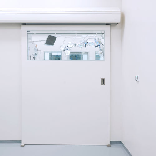 Puerta de aislamiento - 104.23 - FORCLEAN - para sala de operaciones / corredera / abatible