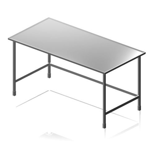 Mesa de trabajo - 215.01 - FORCLEAN - rectangular / de acero inoxidable
