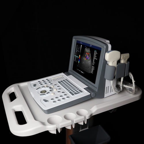 Ecógrafo portátil, con carro - MDK-680 - Mianyang United Ultrasound Electronics - para ecografía polivalente / blanco y negro / doppler-color