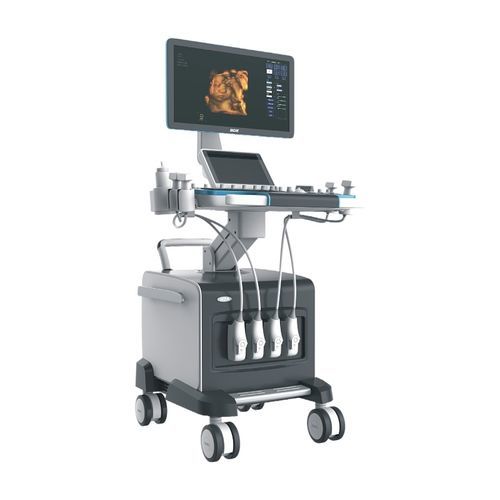 Ecógrafo con soporte - MDK-9900 - Mianyang United Ultrasound Electronics - para ecografía ginecológica y obstétrica / blanco y negro / doppler-color