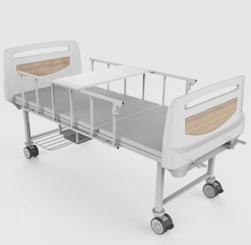 Cama manual - VM005-01 - Dongguan Vision Technology Co., Ltd. - de hospital / de altura regulable / con ruedas