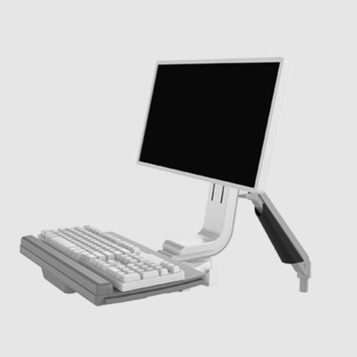 Brazo de soporte de pared - VM100-02 - Dongguan Vision Technology Co., Ltd. - para monitor / médico / con soporte para teclado
