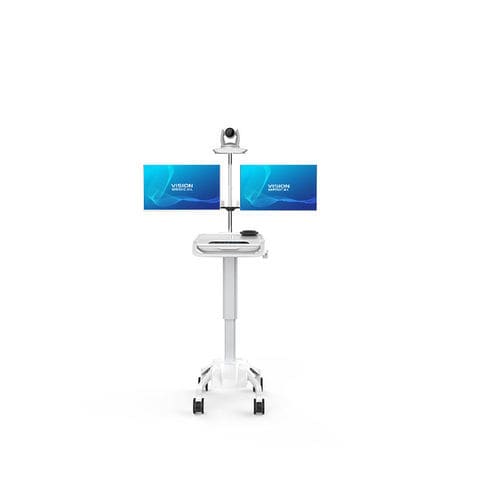 Carro informático médico - VT007-19 - Dongguan Vision Technology Co., Ltd. - para tablet PC / de altura variable / modular