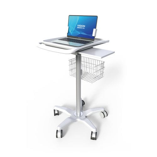 Carro informático médico - VT002-49 - Dongguan Vision Technology Co., Ltd. - para ordenador portátil / para panel PC / de altura variable