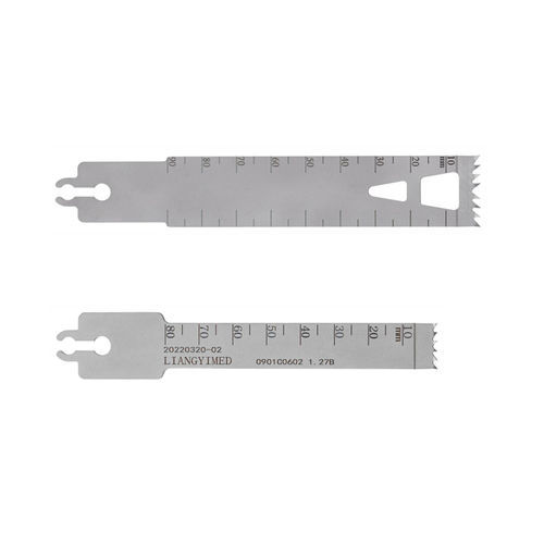 Hoja de sierra quirúrgica sagital - IVC90 series - Shandong Liangyi Medical Instrument - acero inoxidable