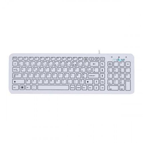 Teclado médico de silicona - 73.001 - Mdose - USB / de higiene / antibacterias