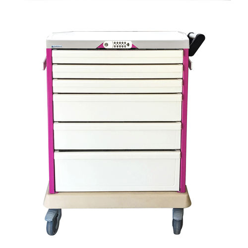 Carro de hospital - NOVELO 10 - Mdose - de medicamentos / de dispensación de medicamentos / de aluminio